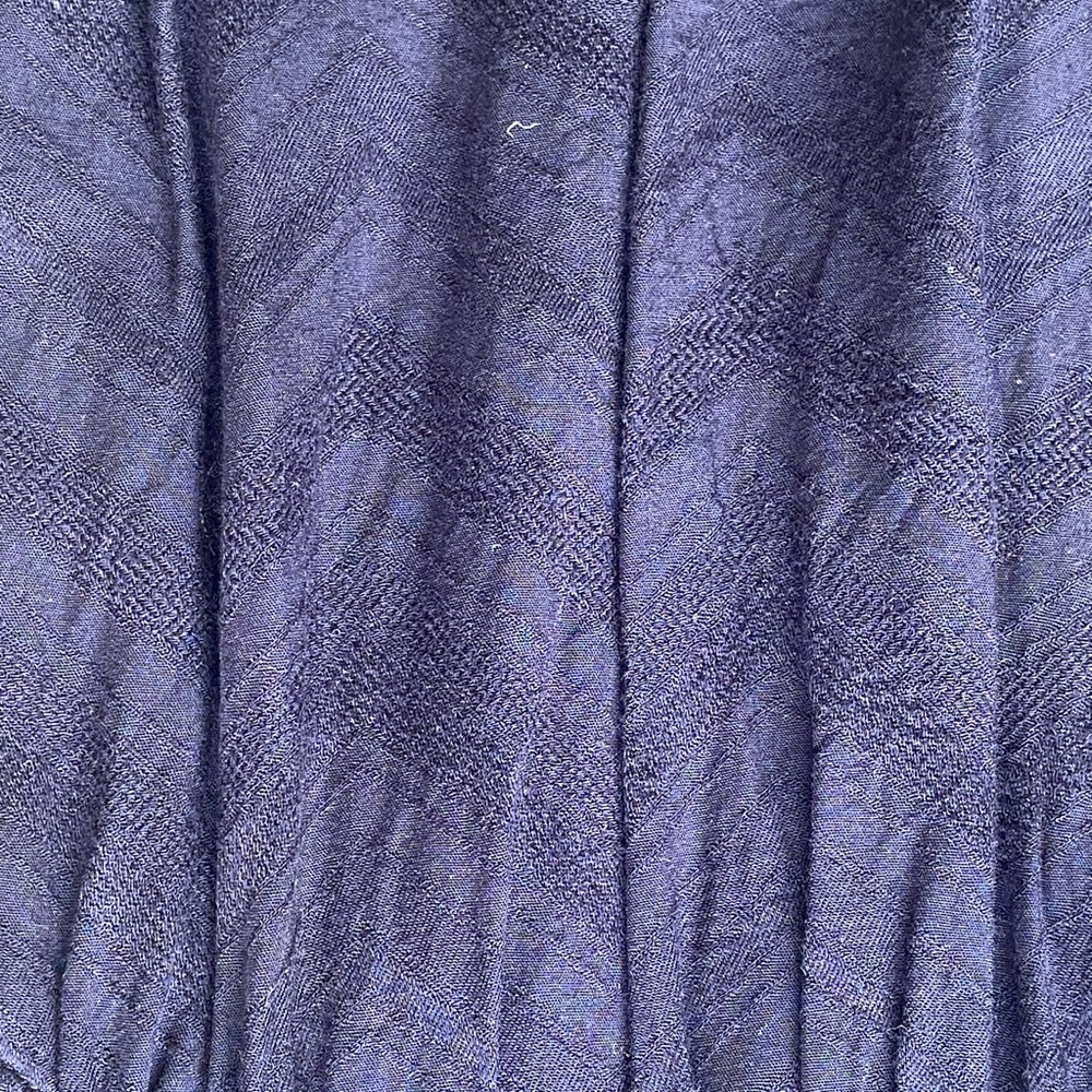 Navy Textured Tank with Ruffles - Picture 6 of 6